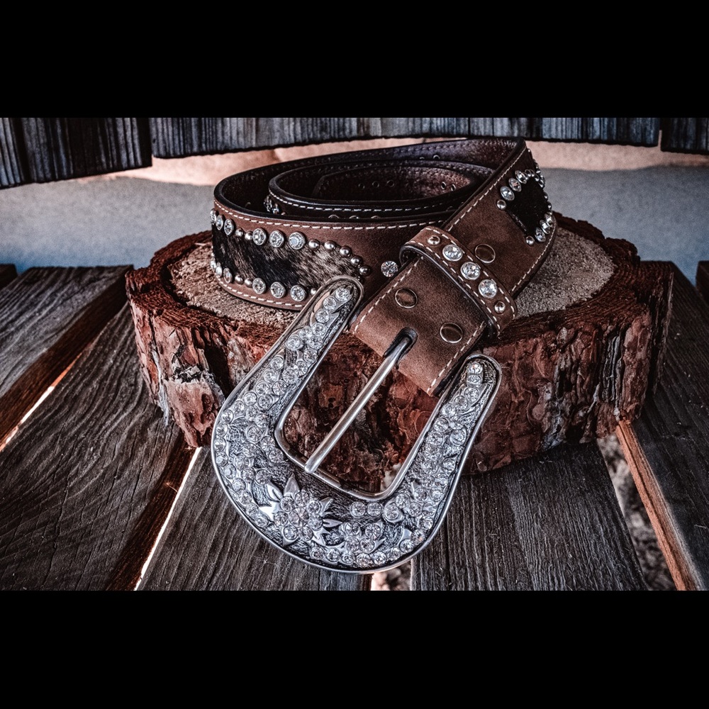 Rhinestone Bling Belt
